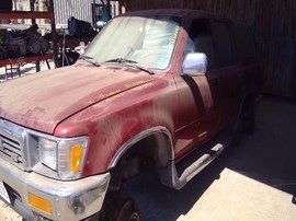 1990 TOYOTA 4RUNNER, BURGUNDY, SR5, 3.0 L, MT, 4X4.  Z25154